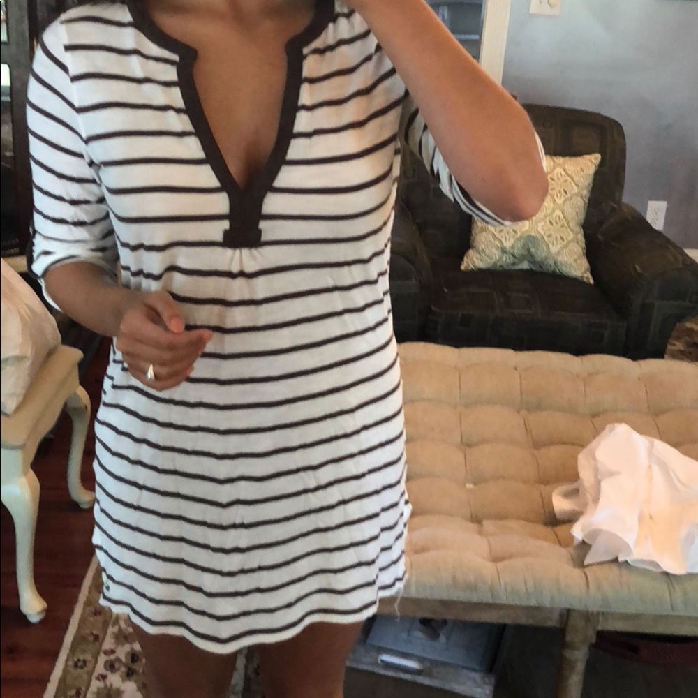 Vineyard Vines Striped Tunic Dress/Coverup